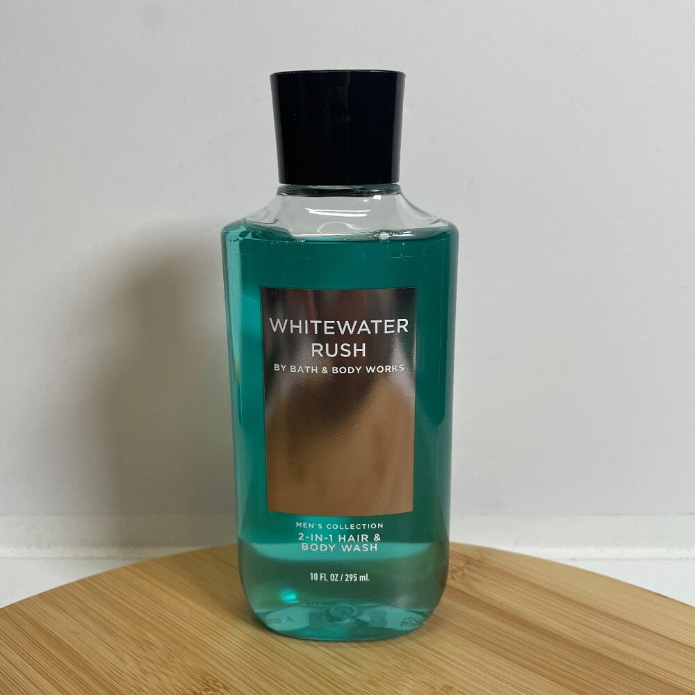 Bath & Body Works Whitewater Rush 2-in-1 Hair & Body Wash 10 oz Mens Collection